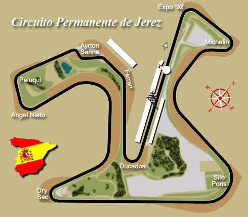 Circuito de Jerez Map